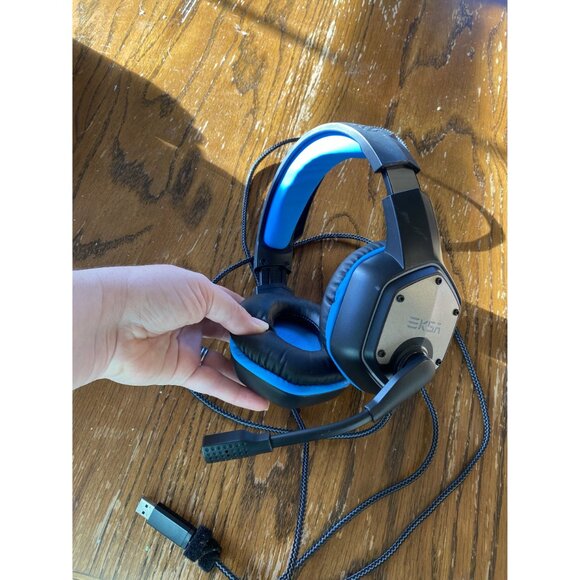 EKSA Gaming Headset Wired USB With Microphone Noise Cancelling Over Ear - Picture 5 of 7
